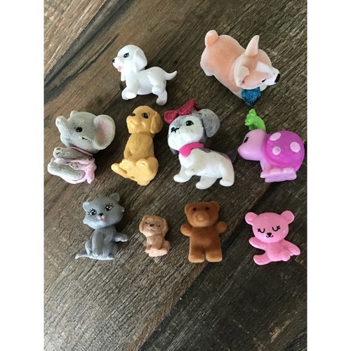 ANIMAL FIGURES Pets Dog Cats Bears, turtle, small figures dolls pretend play - Picture 4 of 5
