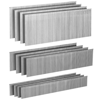18 Gauge Stainless Steel Brad Nails, 1200-Count (2'', 1-1/4'', 3/4'', 400 Per Si...