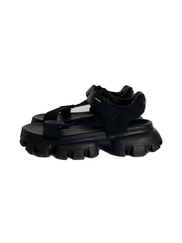 Sandales PRADA US8 noir PVC occasion