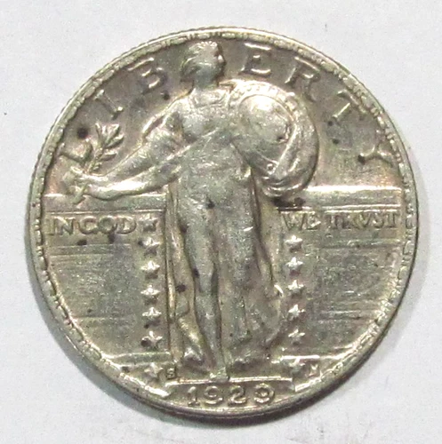 1929-S STANDING LIBERTY Quarter - Circulated and Cleaned