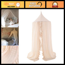 Elegant Kids Bed Canopy - Lace Chiffon Mosquito Net, Princess Fairy Tent, Nurser