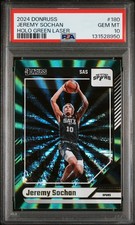2024 PANINI DONRUSS HOLO GREEN LASER #180 JEREMY SOCHAN PSA 10