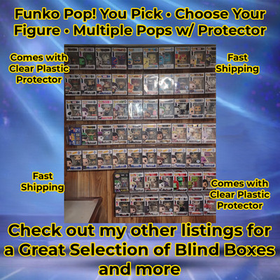 Funko Pop! You Pick   Choose Your Figure   Multiple Pops With Protector  
