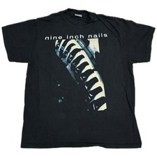 Nine Inch Nails Now I  m Nothing Vintage 1991 Band XL Single Stitch Shirt REPRINT