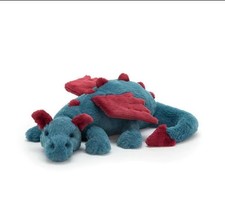 Jellycat Malachy Dragon - RARE - NWT - Stunning Toys Medium Plush Toys NEW