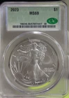 2023 US Silver Eagle $1 CAC MS69