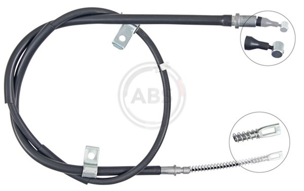 A.B.S. Bremsseil Seilzug Feststellbremse K13428 FüR Daewoo J100 Nubira Lanos 16V-image
