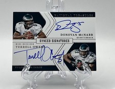 2025 National Treasures Synced Signatures Donovan McNabb/Terrell Owens Auto /99