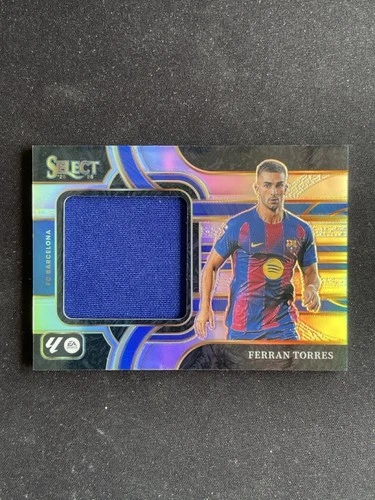 Ferran Torres 2025-26 Panini Select La Liga Jumbo Swatches Jersey Silver #JS-FT