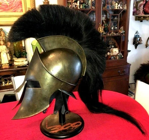 Authentic Movie Frank Miller “300” King Leonidas Spartan Helmets Ancient replica - image 3 of 4
