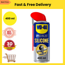 WD-40 Specialist Silicone Spray Lubricant 400ml Can Versatile All-Weather 25.88 per litre