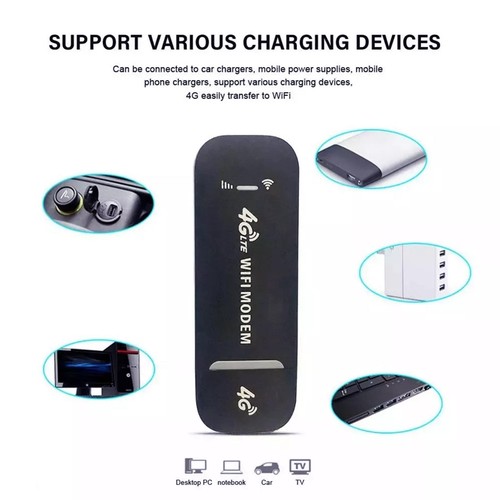 Unlocked 4G LTE WIFI Wireless USB Dongle Stick Mobile Q Hotspot SIM 2022 H8X3 - Photo 5/14