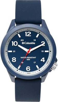 Columbia Herrenuhr mit blauem Zifferblatt und blauem Resinarmband CSS10-116