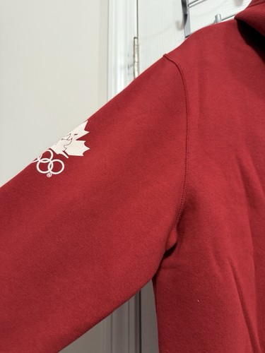 Vintage Roots Canada 2003 Winter Olympics Red Pullover Hoodie Mens S Streetwear - Picture 14 of 16