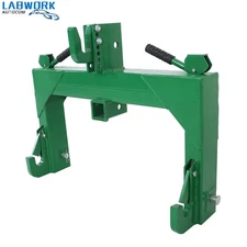 3000 Lbs 3 Point Quick Hitch For Cat 1 & 2 Tractors With 2" Receiver Hitch