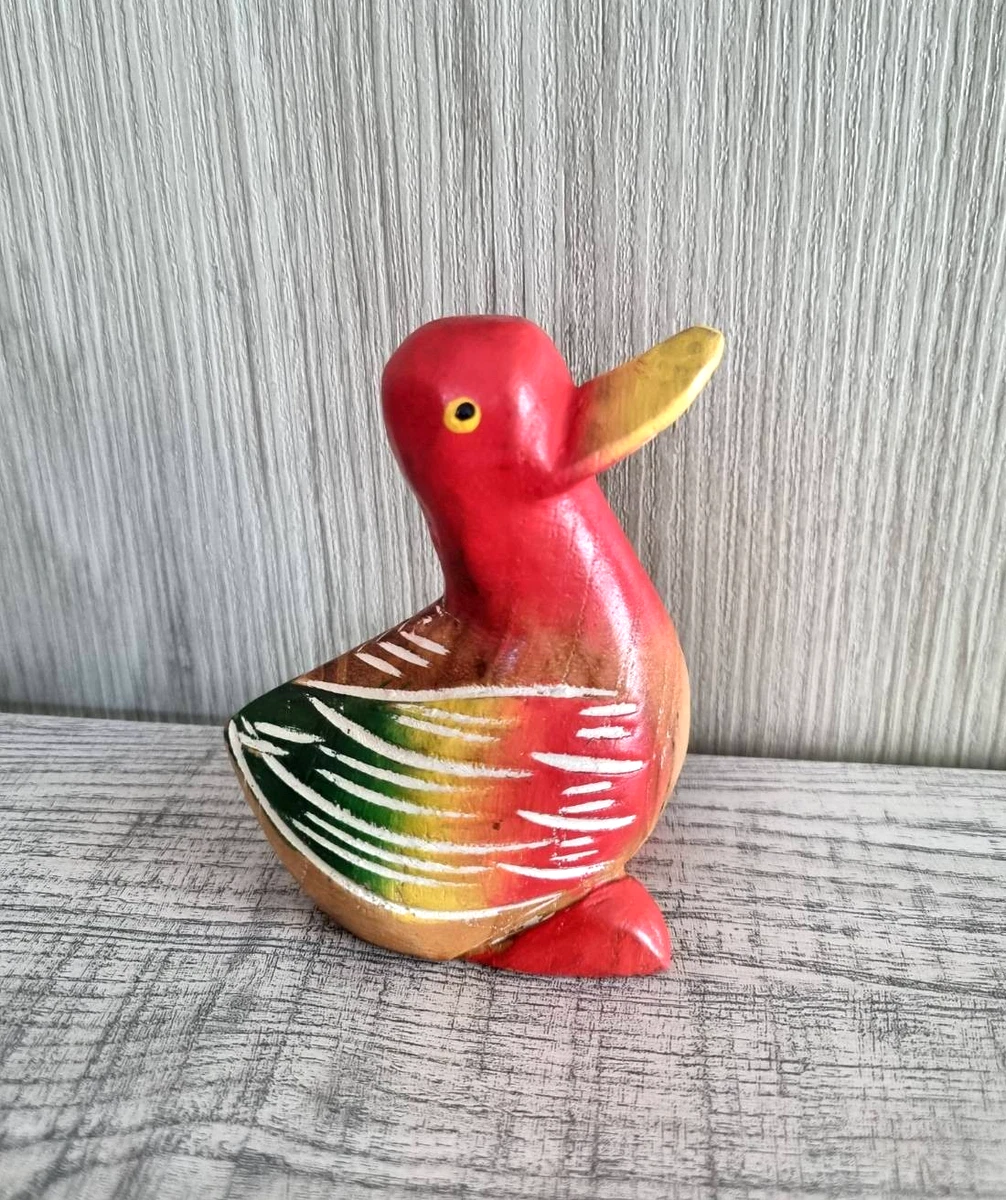 彩绘木制鸭子，鸭子收藏品| eBay
