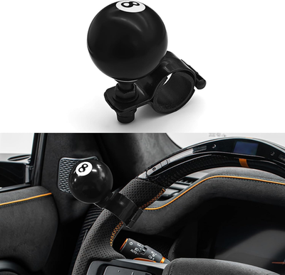 #ad #ad 8 Ball Steering Wheel Knob Spinner 60° Rotatable Steering Wheel Aid $12.96