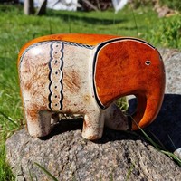Budawi® Xl Speckstein Figur Elefant Statue Skulptur Elefantenfigur EinzelstüCk