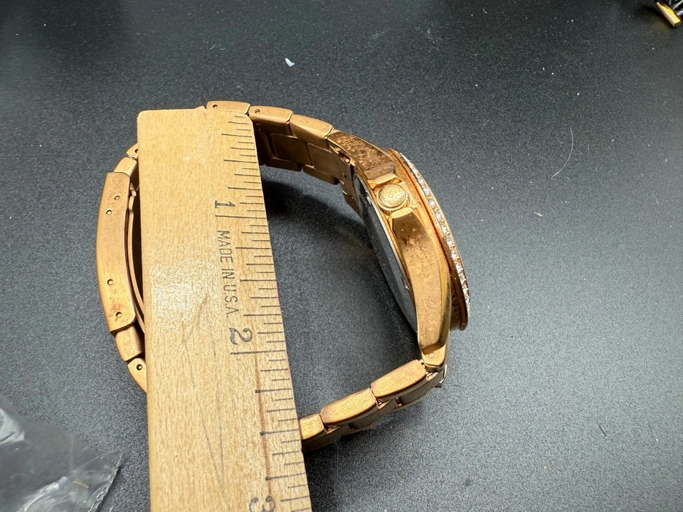 FOSSIL WRIST WATCH ES2811 CZ MEN WOMEN UNISEX - image 3 of 4