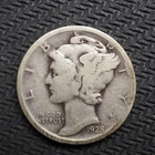 1928  **D**MERCURY   HEAD  SILVER DIME - FREE SHIPPING! C2548