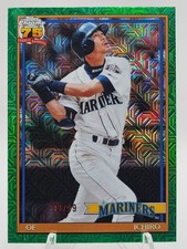 2026 Topps Ichiro Suzuki 1991  Silver Pack Green Mojo  Refractor /99