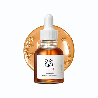 Revive Snail Mucin Ginseng Serum Hydrating Peptide Facial Moisturizer Dark Spot