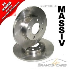 ATEC 2x BREMSSCHEIBE SATZ BREMSSCHEIBEN Ø286 VOLL HINTEN FÜR AUDI TT 8J AB BJ 06