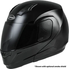 Gmax MD-04 Modular Solid Helmet Black