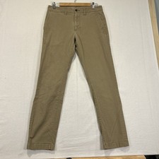 Goodfellow  Co. Slim Flex Brown Pants Hennepin Chino Casual Everyday Size 30x30