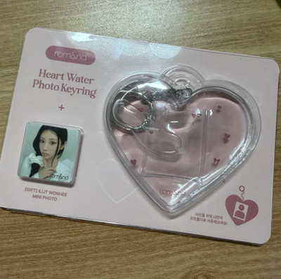 Illit WonHee X Rom&nd Heart Warer Photo Keyring Unopened Kpop