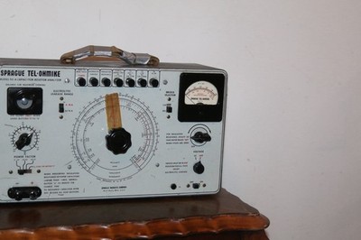 Vintage Sprague Tel-Ohmike TO-4 Capacitor Resistor Analyzer Untested