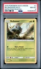 2019 POKEMON SUN & MOON DETECTIVE PIKACHU #1 BULBASAUR-HOLO PSA 8