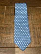 NWT 65 Men's Vineyard Vines Tie Blue And white Standard Length