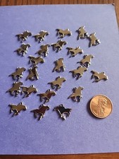 Lot of Silver Tone Metal Horse Charms
