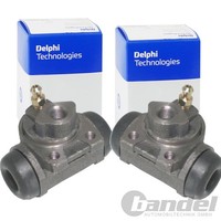 2X Delphi Radbremszylinder Passend FüR Dacia Logan Sandero Renault Clio Logan