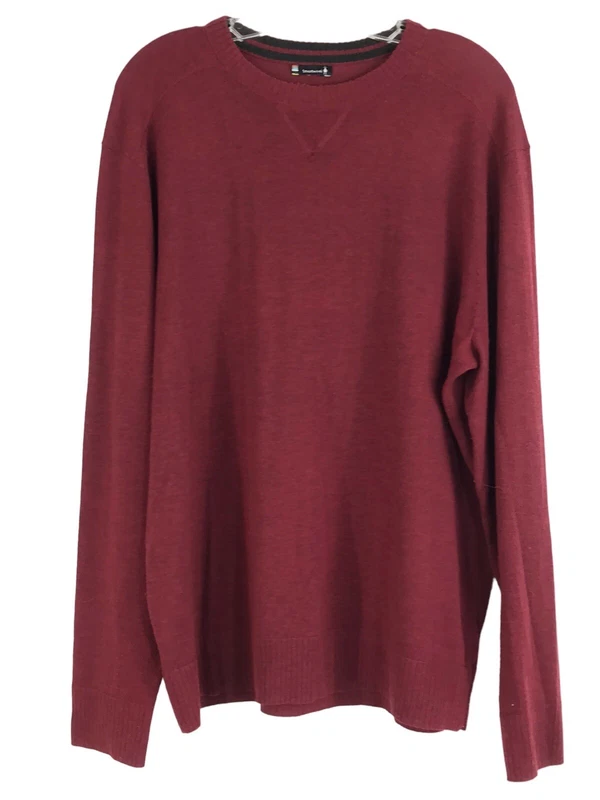 smartwool wool blend long sleeve crew neck pullover sweater