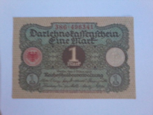 1 Mark .Ro 64. kassenfrisch.