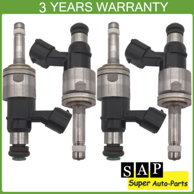 Set of 4x Fuel Injectors 16611-AB06A for Subaru Legacy Outback