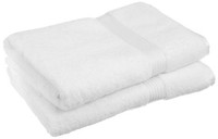 Superior Egyptian Cotton 2-piece Bath Sheet Set, White , New, Free Shipping on sale Superior Egyptian Cotton 2-piece Bath Sheet Set, White , New, Free Shipping on sale