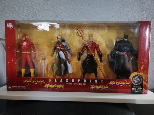 DC Direct Exclusive FLASHPOINT ACTION FIGURE BOX SET w/ Casino Chip & Outer Box - Picture 2 of 14