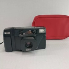 RICOH Shotmaster Dual 35mm/70mm Point  Shoot Camera With Camera Bag Tested