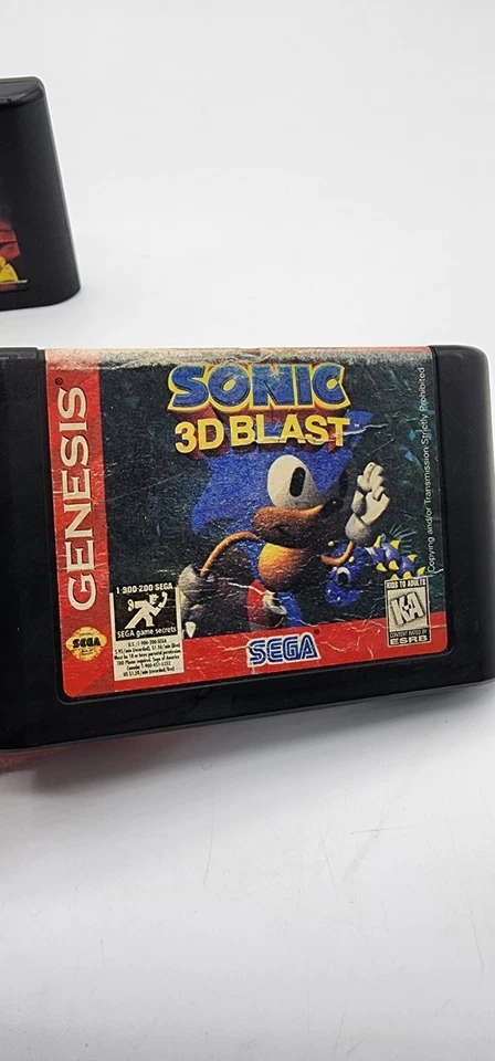 Cartucho Sonic 3D Blast & Royal Rumble WWF Sega Genesis solo probado y funciona Foto 3 de 4