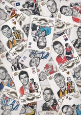 2008 AFL CHAMPIONS FOIL SKETCH CARDS - USE THIS BULK LOT TO COMPLETE YOUR SET