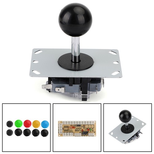 Arcade Joystick DIY Set 0 Delay Arcade USB Encoder To PC + Push Buttons Kits AUS - Picture 14 of 14
