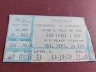 Supertramp Sept.3 1980s? Concert Ticket BC Place Stadium Vancouver Canada