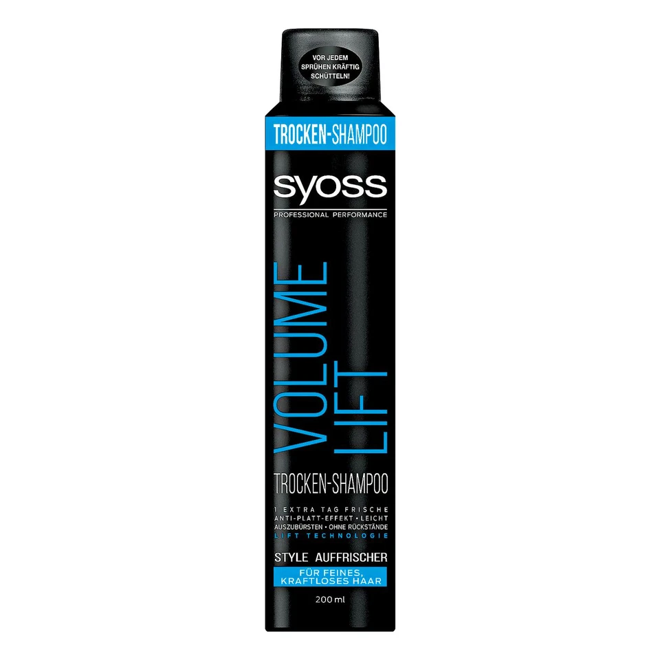 Syoss Volume Lift Shampoo Sec 200Ml Raffraîchisseur De Style Volume Visible - Photo 1/1