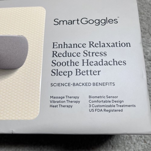 NEW Therabody Smart Goggles Massage Heat Vibration Therapy TM03348-01 Bluetooth - Picture 9 of 9