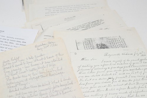 HL Ray 1800's Lauderdale Alabama Family History Genealogy Information Documents - Picture 5 of 6