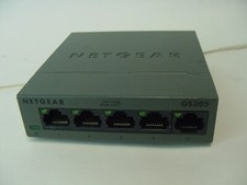 NETGEAR 5 PORT GIGABIT ETHERNET SWITCH GS305 - NO POWER CORD INCLUDED
