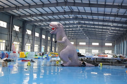 Giant Inflatable Dinosaur Tyrannosaurus Rex Outdoor Halloween Party Decoration - Picture 61 of 64